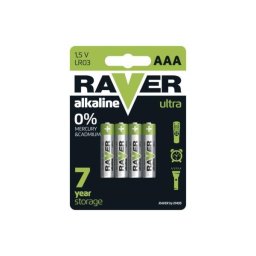 Raver Alkáli elem AAA 4db/bliszter B7911 8595025345899