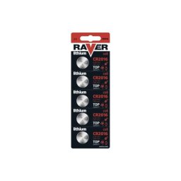 Raver Lítium gombelem CR2016 5db/bliszter B7316 8592920018682