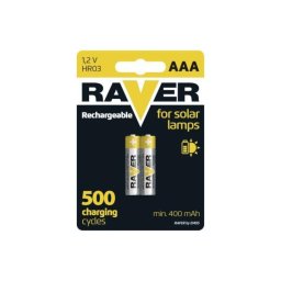 Raver NiMH akkumulátor HR03 (AAA) 2db/bliszter B7414 8592920007808