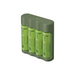 GP Akkumulátor töltő USB Adapter Everyday B421+4xAA GP ReCyko 2700mAh B52427U 4891199195624