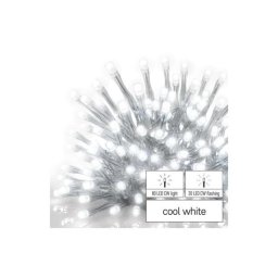 Standard Led sorolható füzér, villogó – jégcsapok, 2,5 m, kültéri, hideg fehér D1CC02 8592920094785