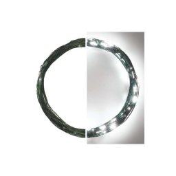 Led karácsonyi nano fényfüzér, zöld, 7,5 m, kültéri és beltéri, hideg fehér, időzítő D3AC04 8592920095249