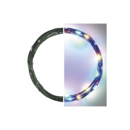 Led karácsonyi nano fényfüzér, zöld, 4 m, kültéri és beltéri, többszínű, időzítő D3AM01 8592920095294