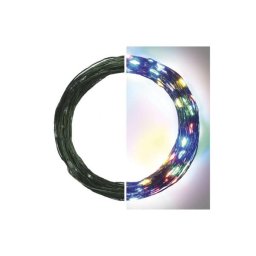 Led karácsonyi nano fényfüzér, zöld, 15 m, kültéri és beltéri, többszínű, időzítő D3AM03 8592920095317