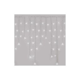 Led karácsonyi jégcsapok, 5 m, kültéri és beltéri, hideg fehér, távirányító, progr, időz. D4CC02 8592920095744