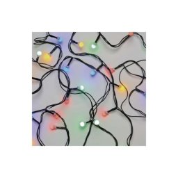 Led karácsonyi fényfüzér, cseresznye – golyók, 20 m, kültéri és beltéri, többszínű, progr. D5AM06 8592920096154