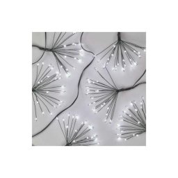 Led fényfüzér – fürtök, nano, 8 m, beltéri, hideg fehér, időzítő D3AC10 8592920099780