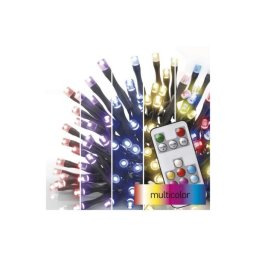 Led karácsonyi fényfüzér, 10 m, kültéri és beltéri, RGB, távirányító, programok, időzítő D4AA02 8592920100202