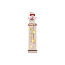 Led dekoráció, fa – hóember, 46 cm, 2x AA, beltéri, meleg fehér, időzítő DCWW12 8592920098370