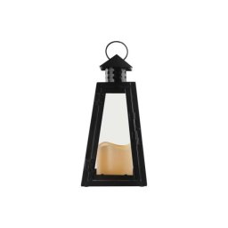 Led fekete, szögletes lámpás, 26,5 cm, 3x AAA, beltéri, vintage DCLV18 8592920111260