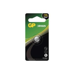 GP Lítium gombelem CR1025 1db/bliszter B15101 4891199211485
