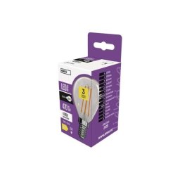 Led izzó Filament Mini Globe, E14, 3,4 W (40 W), 470 lm, természetes fehér ZF1221 8592920115145