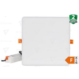 Tracon LedDLNIP10NW Védett, beépíthető Led mélysugárzó, négyzetes 230 VAC, 10 W, 4000 K,920 lm IP66 Led-DLNIP-10NW
