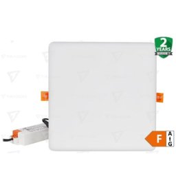 Tracon LedDLNIP28NW Védett, beépíthető Led mélysugárzó, négyzetes 230 VAC, 28 W, 4000 K, 2340 lm Led-DLNIP-28NW