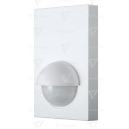 Tracon TMB016 Mozgásérzékelő 180 fokos fali, lapos, fehér 230V, 1-12 m, 3-2000lux, IP44 (TMB-016)