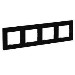 Legrand 863594 Niloé Step 4-es keret, fekete