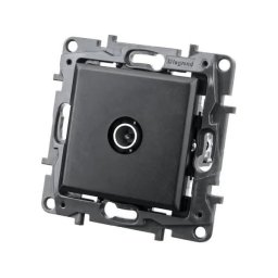 Legrand Niloé Step TV csillagpontos aljzat, végzáró (1,5 dB), fekete 863574