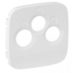Legrand 754795 Valena Allure TV-RD-SAT aljzat burkolat, Fehér