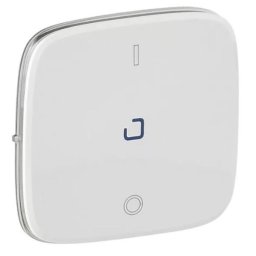 Legrand 755045 Valena Allure Kétpólusú kapcsoló burkolat, fj, Fehér