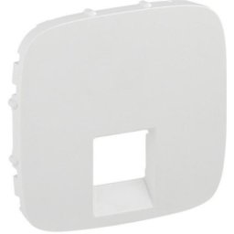Legrand 755415 Valena Allure RJ11/RJ45 aljzat burkolat, Fehér