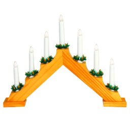 Xmas piramis 7LED melegfehér, 298060, 40x28cm, IP44