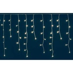 Xmas jégcsap 300LED 5m hidegfehér, 70cm magas, 230V, 298235