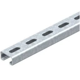 Walraven 6505244 BIS RapidStrut profilsín (C-sín, szerelősín) 41x41x2000mm/1.5 perforált, nútszélesség 22mm