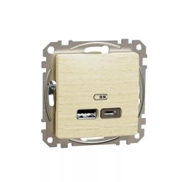 Schneider Új Sedna Dupla Usb Töltő, A+C, 2.4a, Nyír
