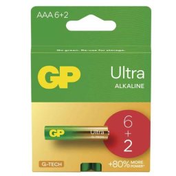 GP Ultra elem LR03 (AAA) 6+2