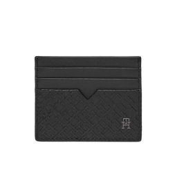 Tommy Hilfiger Bankkártya tartó Th Monogram Cc Holder AM0AM11848 Fekete