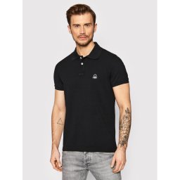 United Colors Of Benetton Pólóing 3089J3178 Fekete Slim Fit