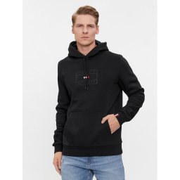 Tommy Hilfiger Pulóver Graphic MW0MW34208 Fekete Regular Fit