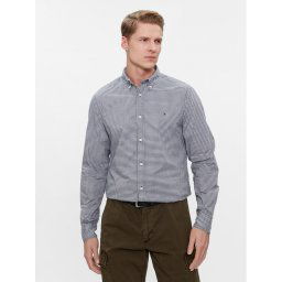 Tommy Hilfiger Ing Gingham MW0MW33764 Kék Slim Fit