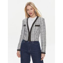 Guess Zakó Tosca Braid Boucle J W4RN38 WFWV2 Fekete Regular Fit