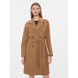 Weekend Max Mara Gyapjú kabát Flirt 2415011011 Barna Regular Fit