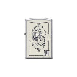 415794 Zippo öngyújtó ezüst színben -Kerékpár