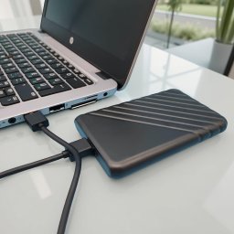 Hordozható külső HDD/SSD meghajtó ház Fekete színben ORICO 25PW1-U3 2.5