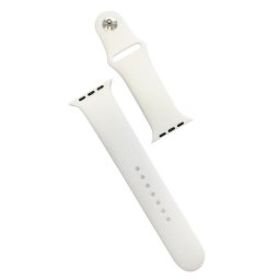 Apple Watch szilikon óraszíj fehér 42/44/45 mm