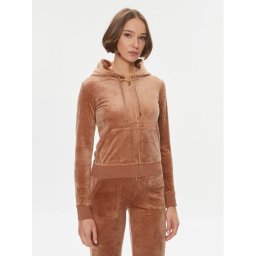 Juicy Couture Pulóver Robertson JCAP176G Barna Slim Fit
