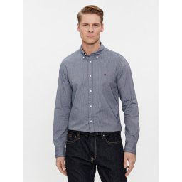 Tommy Hilfiger Ing Oxford MW0MW33778 Kék Slim Fit