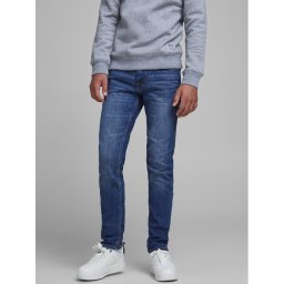Jack&Jones Junior Farmer Glenn 12181893 Kék Slim Fit