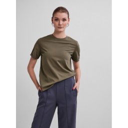 Pieces Póló Ria 17086970 Zöld Regular Fit