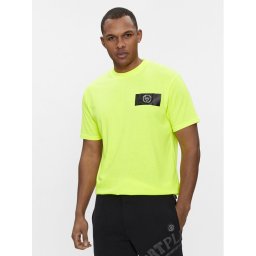 Plein Sport Póló SADC MTK6907 SJY001N Sárga Regular Fit