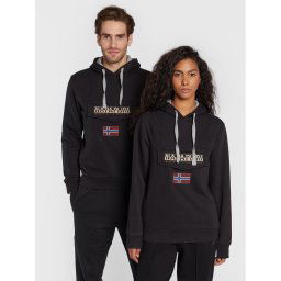 Napapijri Pulóver Unisex Burgee Wint2 NP0A4GJD Fekete Regular Fit