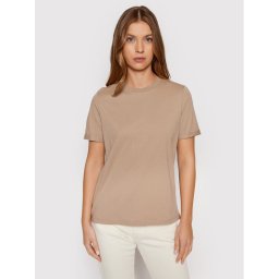 Pieces Póló Ria 17086970 Bézs Regular Fit