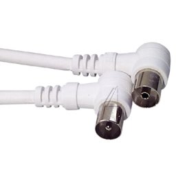 KOAX ANTENNAKÁBEL 1,5M FEHÉR PIPADUGÓ, PIPA-ALJ ew02299