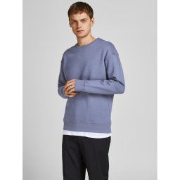 Jack&Jones Pulóver Star 12208182 Kék Relaxed Fit