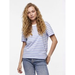 Pieces Póló Ria 17146339 Kék Regular Fit