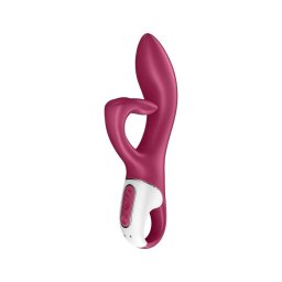 Satisfyer Embrace Me - akkus, csiklókaros vibrátor (piros)