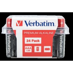 VERBATIM alkáli elem AAA 24 csomag / LR03